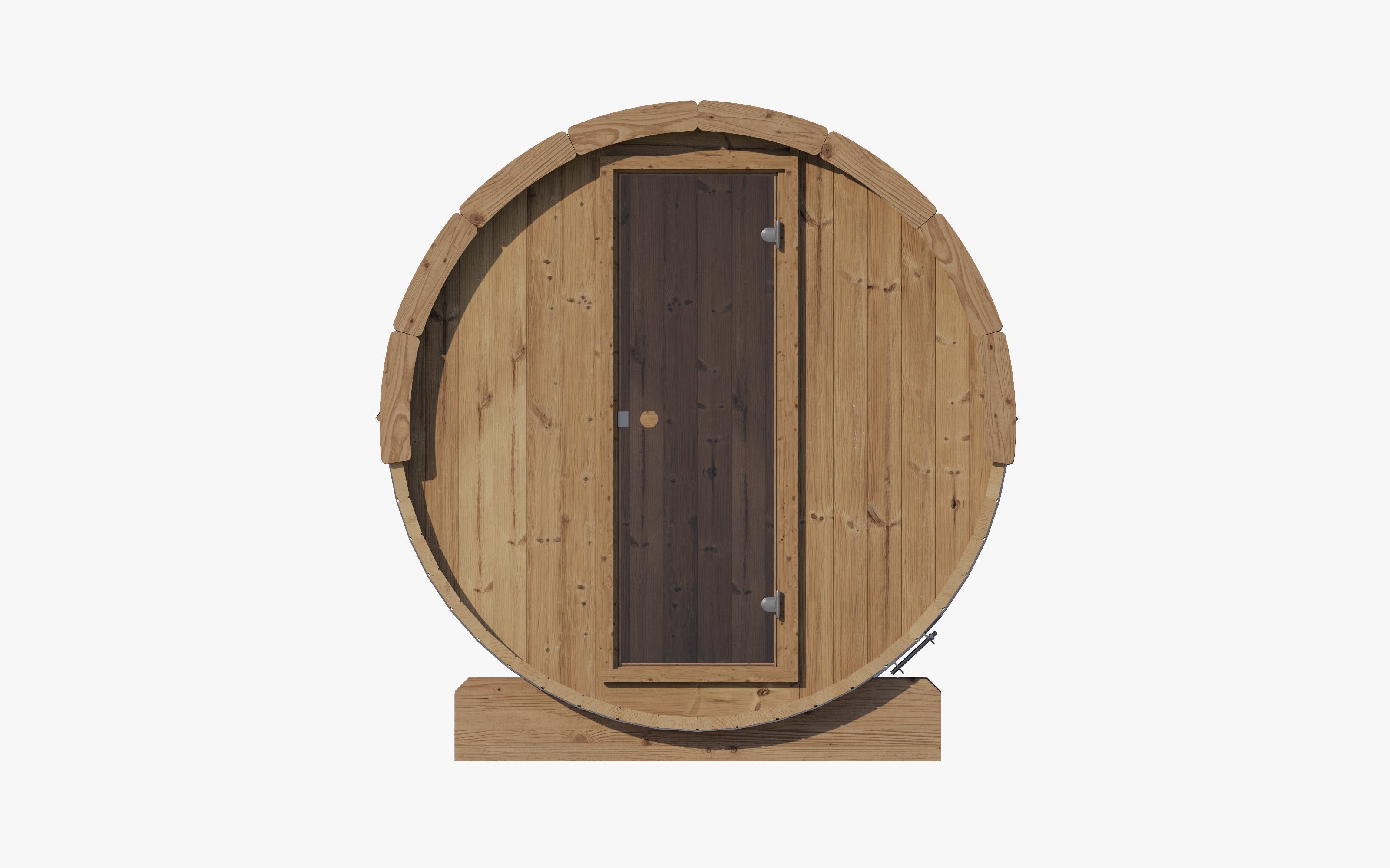 SaunaLife E7 Barrel Sauna | 4 Person Outdoor ERGO Series
