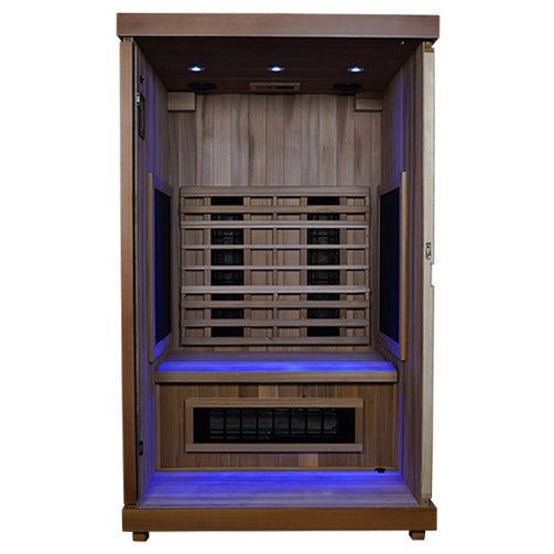 Finnmark FD-2 Full Spectrum 2-Person Infrared Home Sauna with Cedar Interior