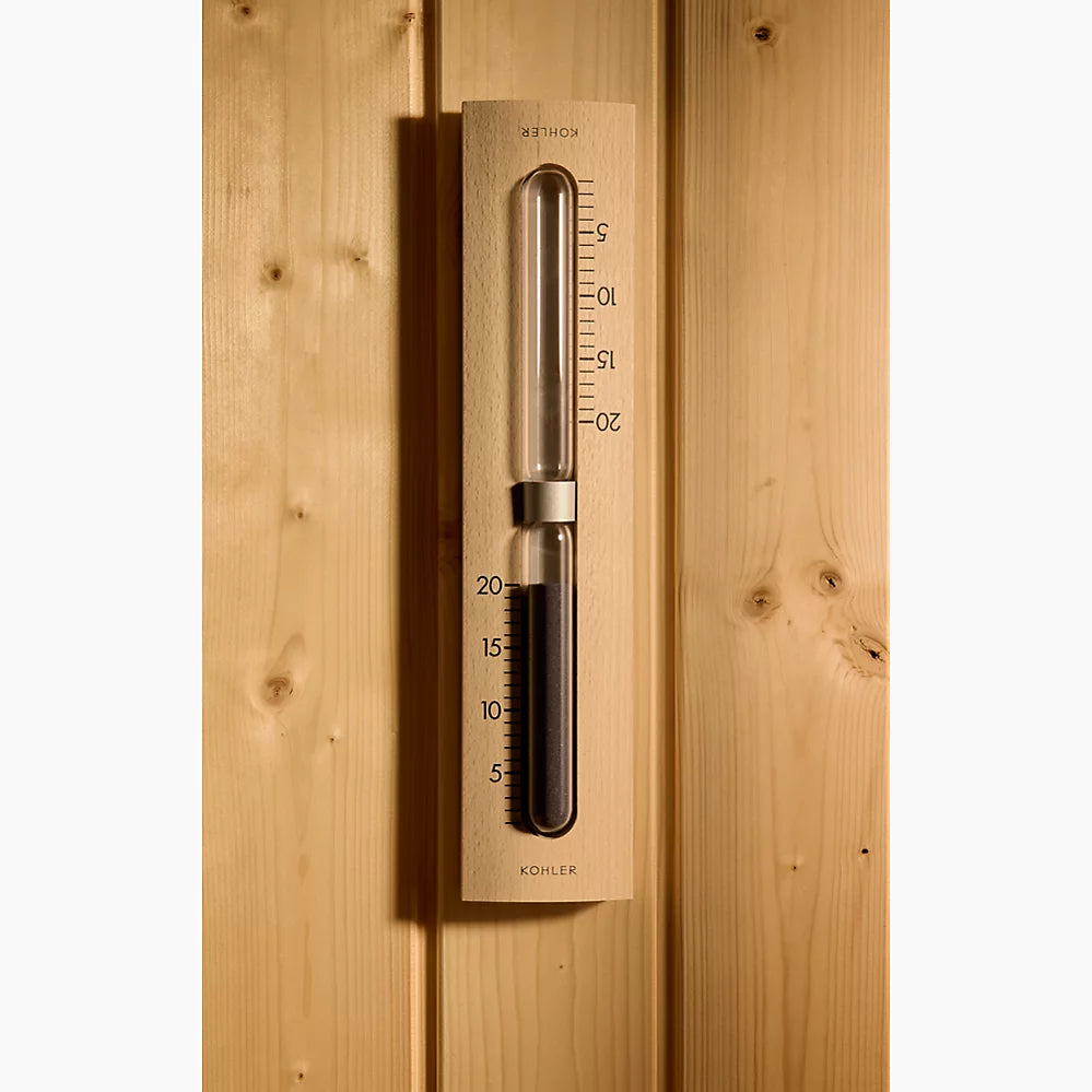 Kohler C1 2-Person Indoor Sauna, Graphite Grey, No Floor