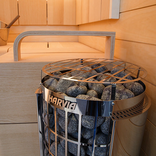 Harvia Cilindro PC90 | 9 kW Half-Cylinder Sauna Heater 212–423 ft³