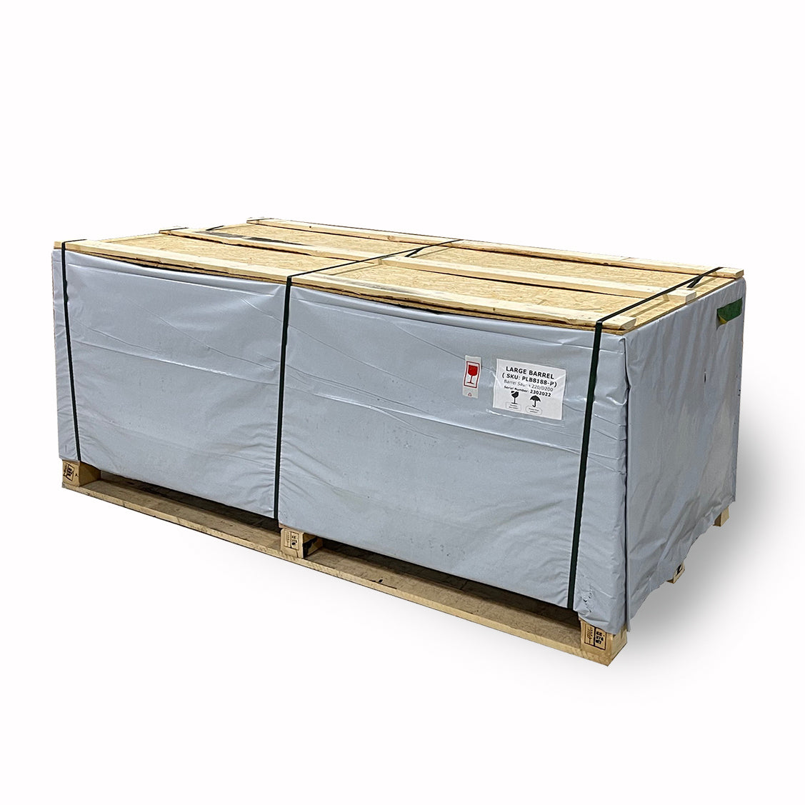 SaunaLife E8 Barrel Sauna | 6 Person Outdoor ERGO Series