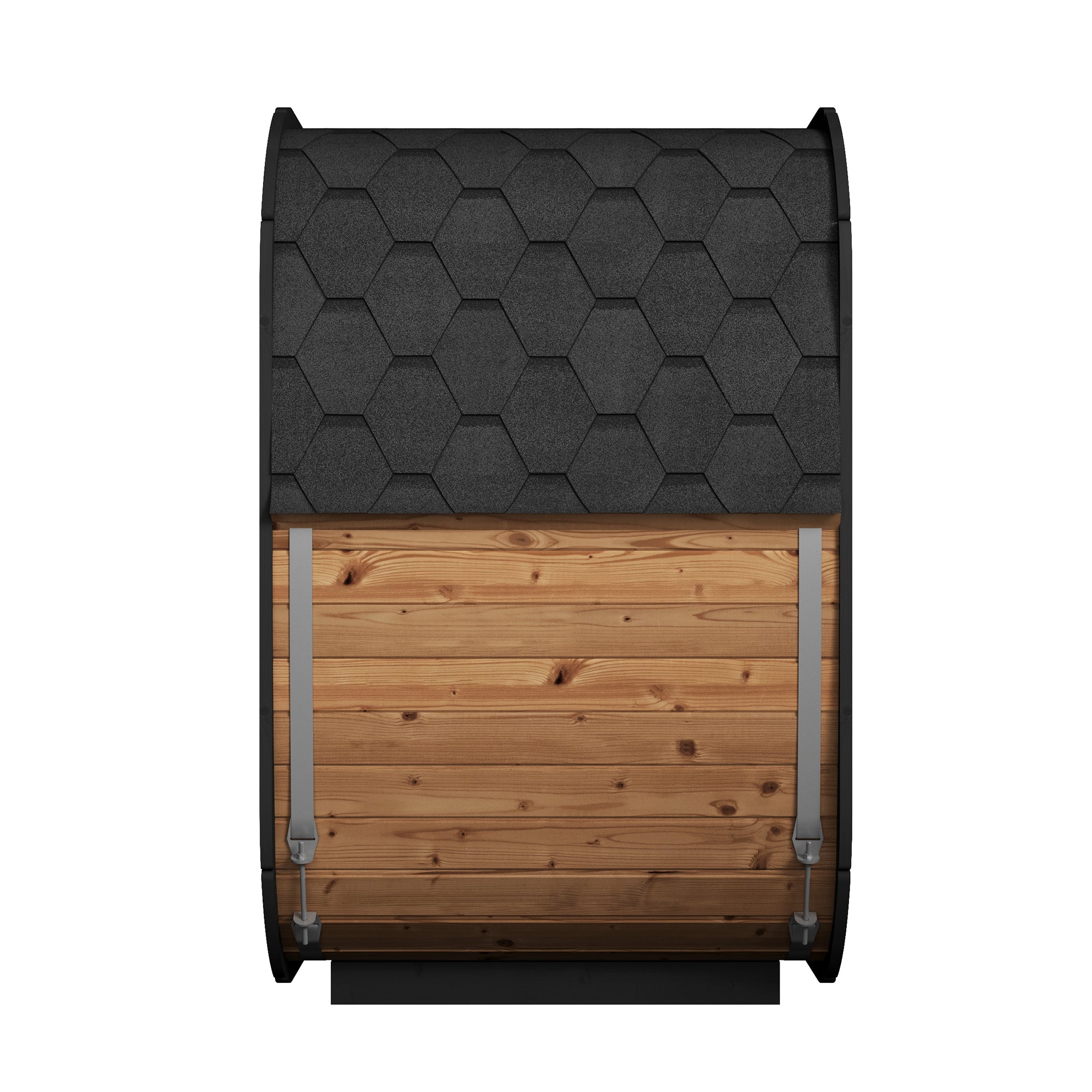 SaunaLife CL4G 3-Person Outdoor Cube Sauna Kit, Bronze Glass & Wi-Fi LED