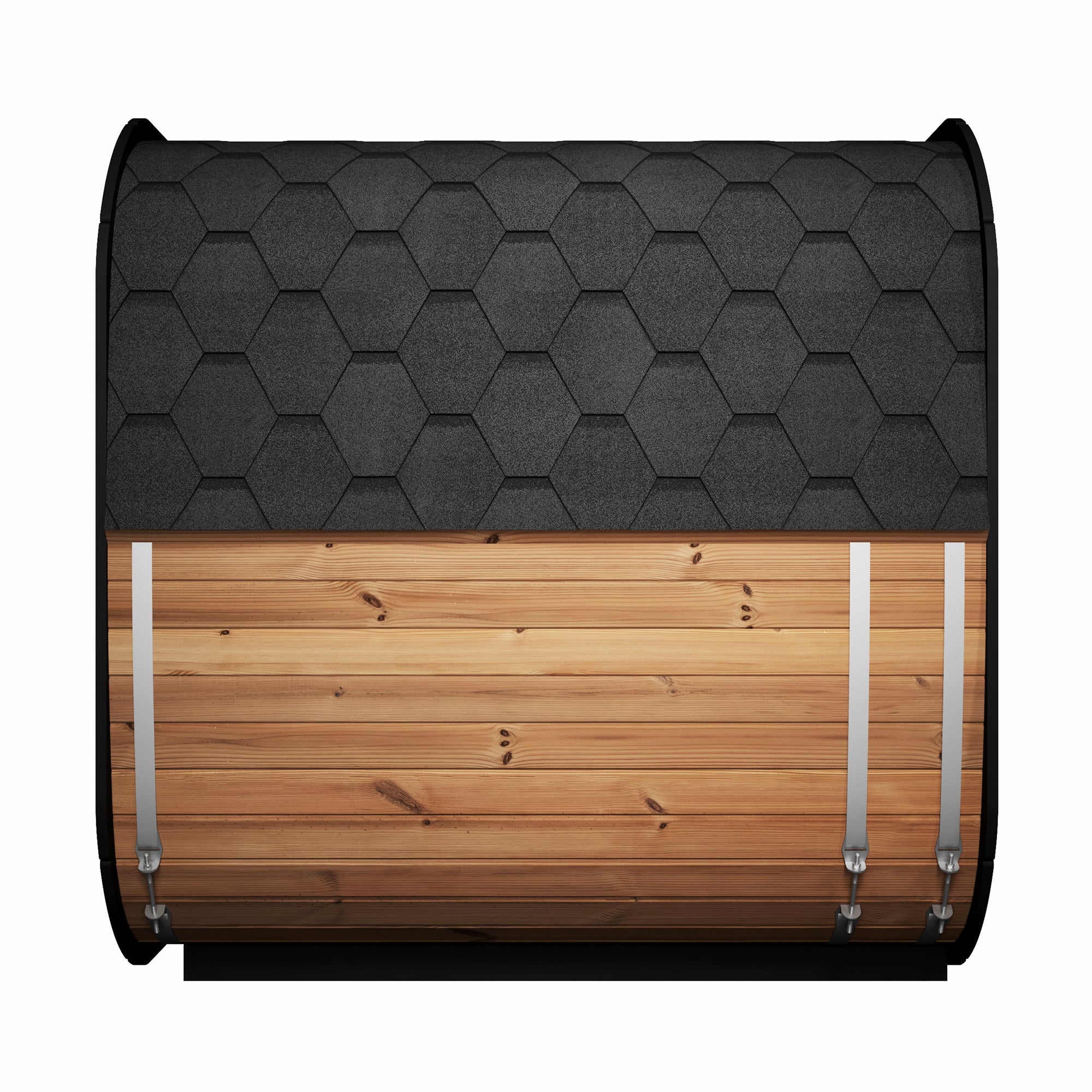 SaunaLife CL7G Outdoor Sauna | 6 Person Thermo-Spruce Cube