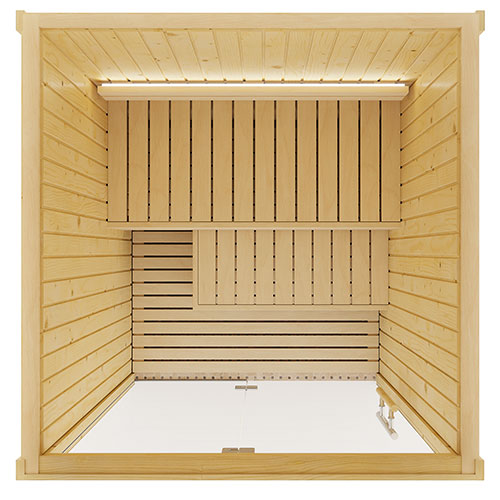 SaunaLife X2 Indoor Sauna | 1–2 Person Nordic Spruce