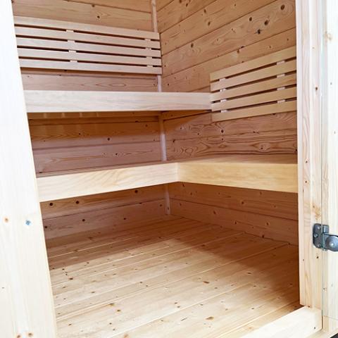 SaunaLife G2 Outdoor Sauna | 4 Person Garden Series Kit