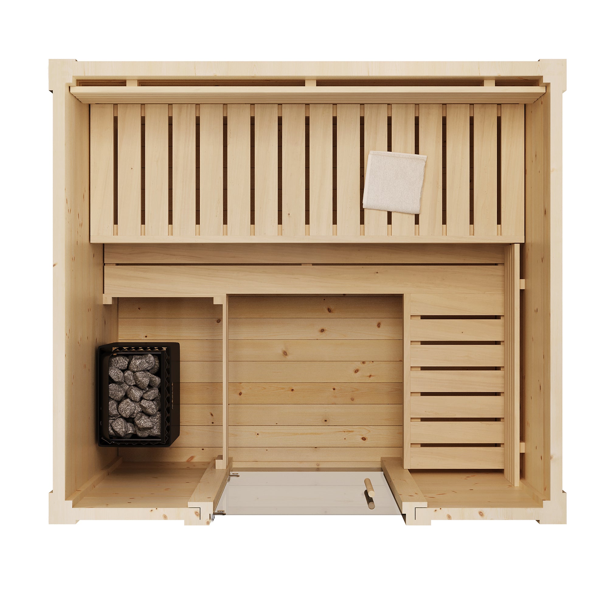 SaunaLife G2 Outdoor Sauna | 4 Person Garden Series Kit
