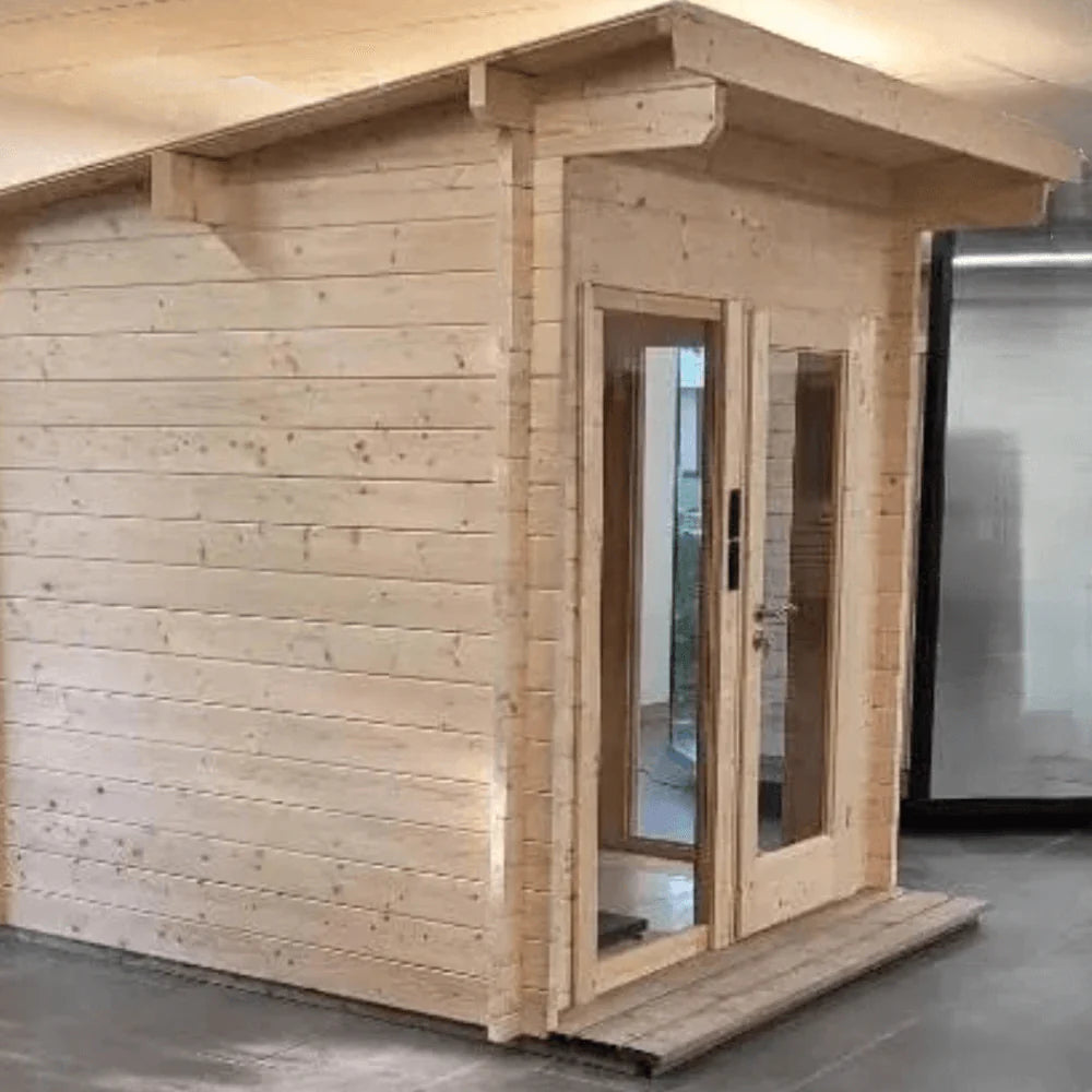 SaunaLife G4 Outdoor Sauna | 6 Person Garden Series Kit