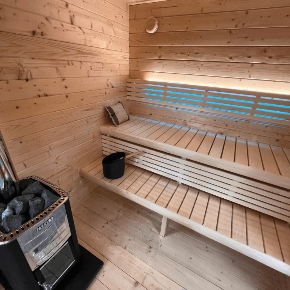 SaunaLife G4 Outdoor Sauna | 6 Person Garden Series Kit