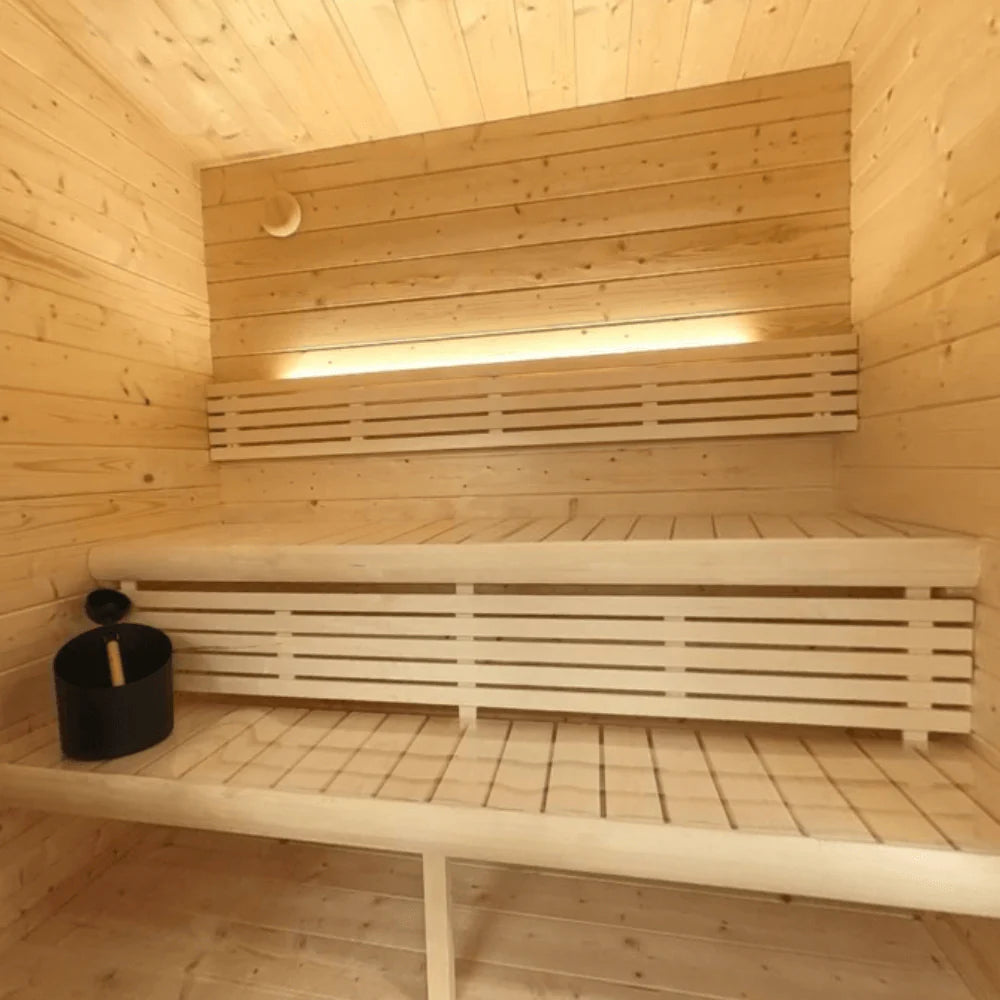 SaunaLife G4 Outdoor Sauna | 6 Person Garden Series Kit