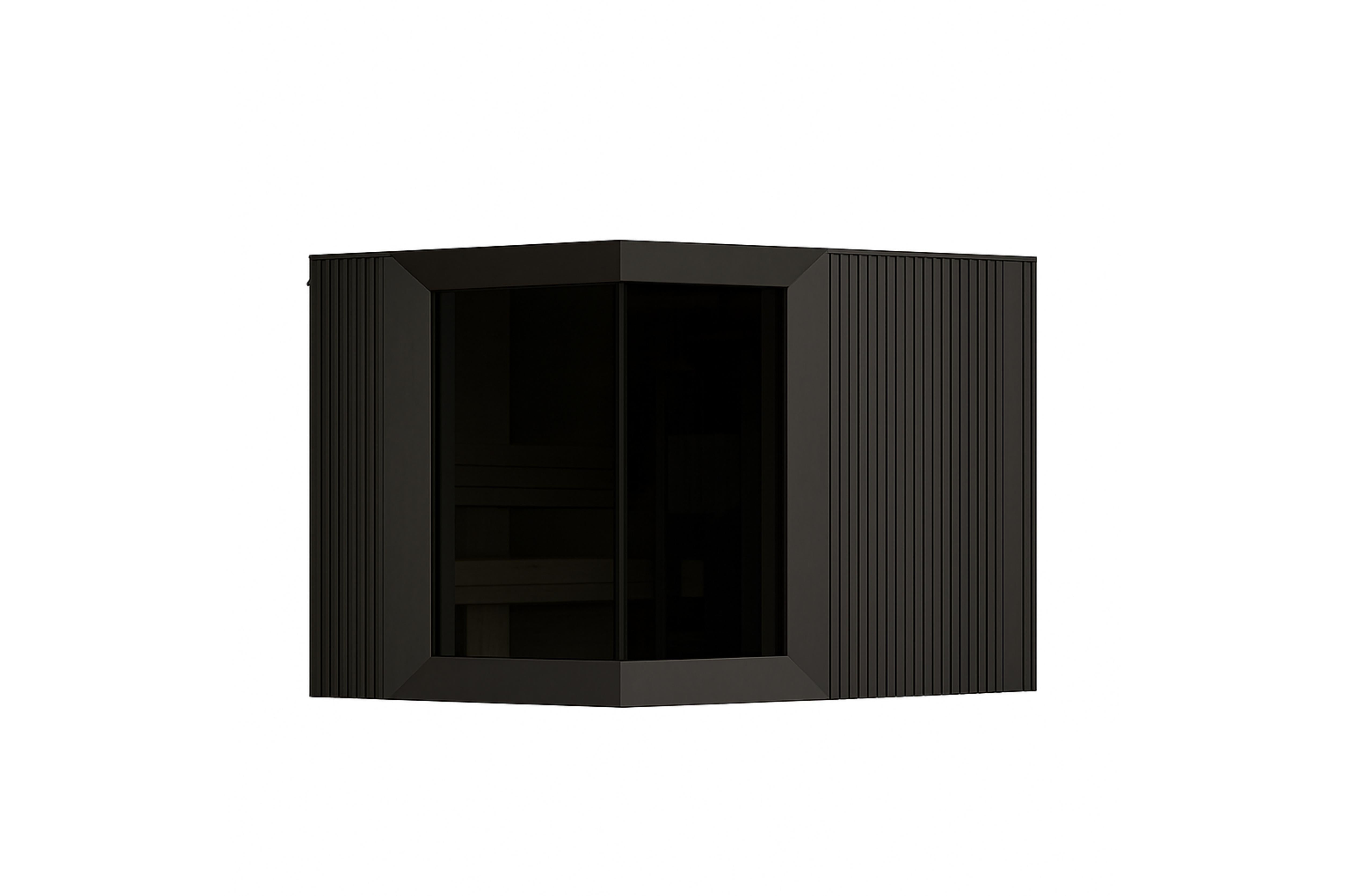 Genevas Zermatt Pre-Assembled Outdoor Sauna Cabin with Private Changing Room