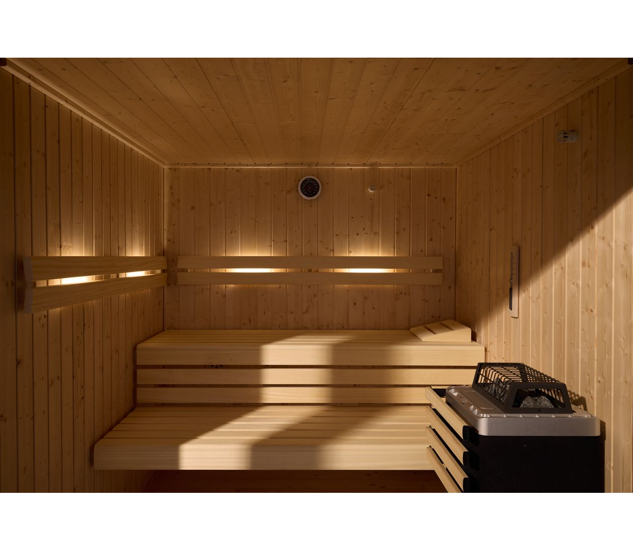 Kohler C1 2-Person Indoor Sauna – Graphite Black, With Floor