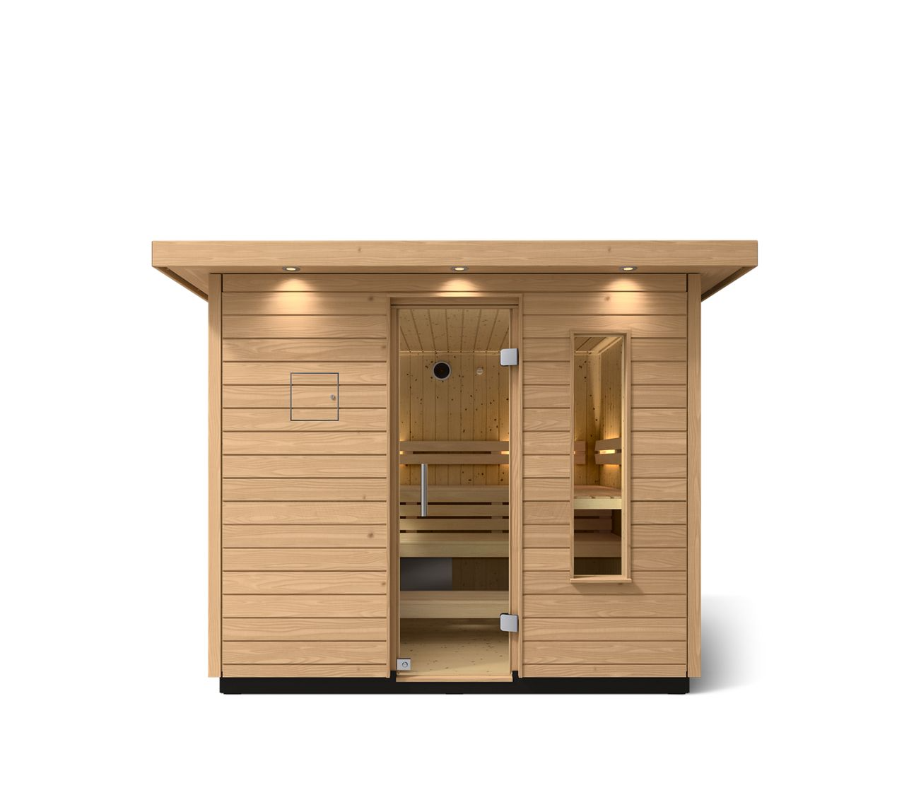 Kohler C2 Outdoor Sauna in Douglas Fir – Up to 6 Person Scandinavian