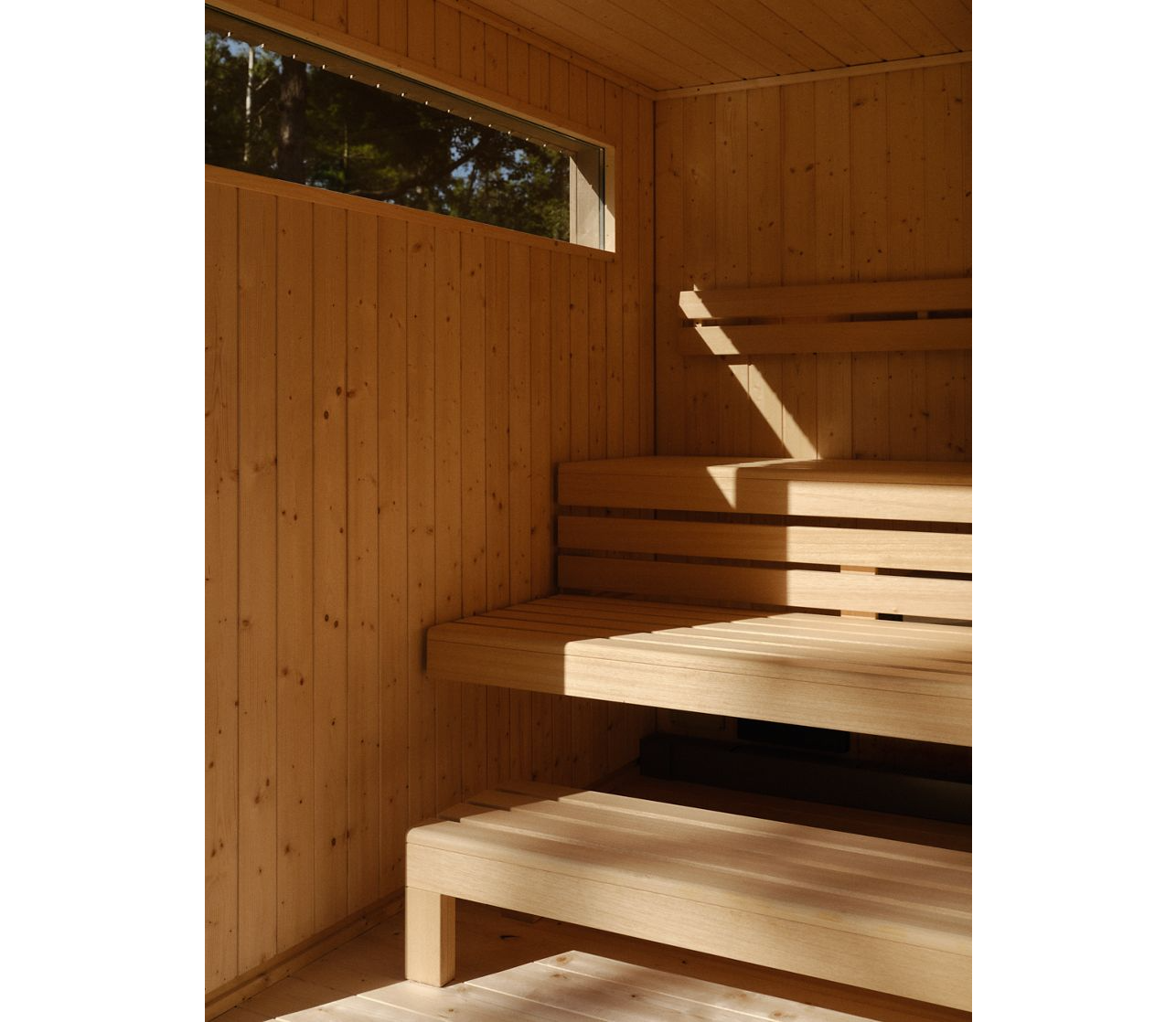 Kohler C2 Outdoor Sauna in Weathered Grey Spruce – 5 Person