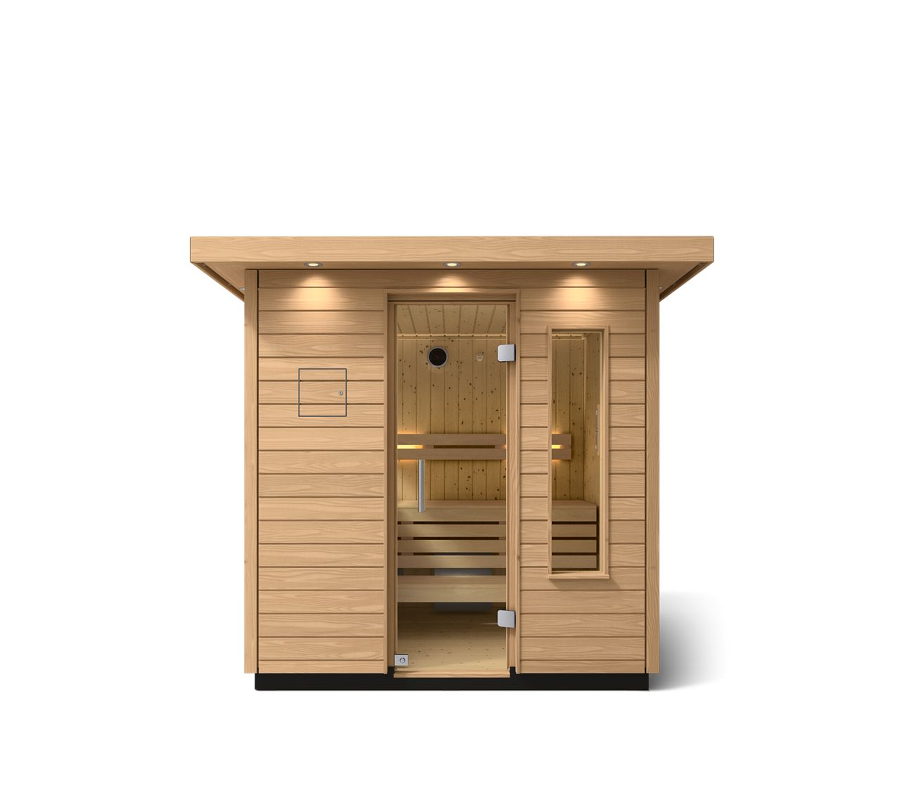 Kohler C2 Outdoor Sauna in Douglas Fir – Up to 3 Person Scandinavian