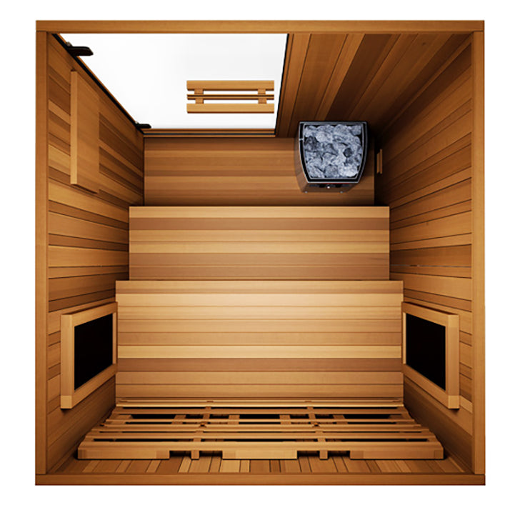 Finnmark FD-4 Trinity 2-Person Hybrid Infrared & Traditional Sauna