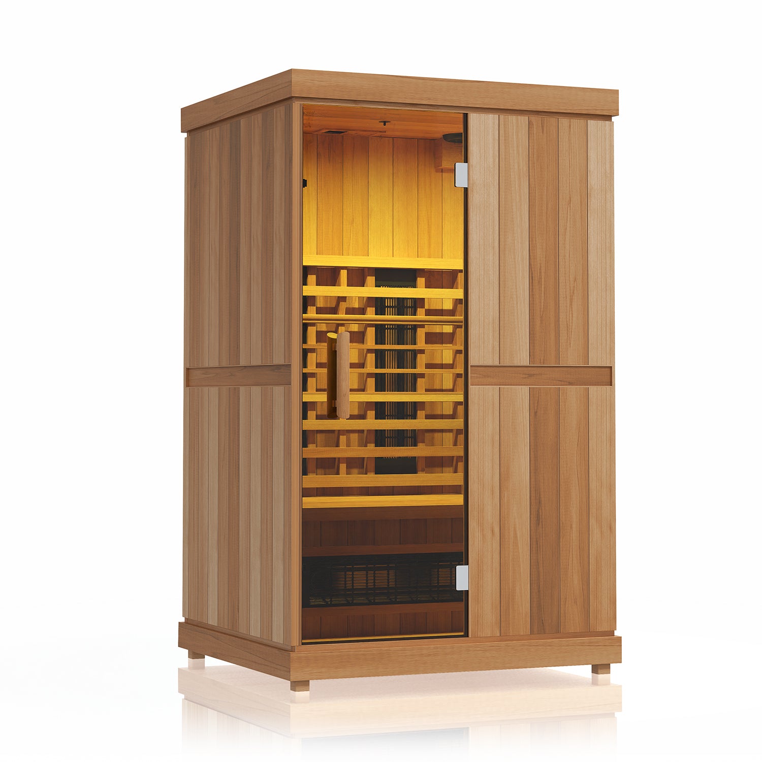 Finnmark FD-2 Full Spectrum 2-Person Infrared Home Sauna with Cedar Interior