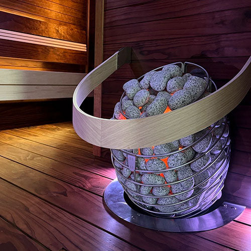 HUUM DROP 6 kW Sauna Heater | Compact Award-Winning Design & Soft Heat
