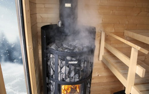Harvia Legend 150 Wood Sauna Stove | 16kW, Glass Door, Clean Burn