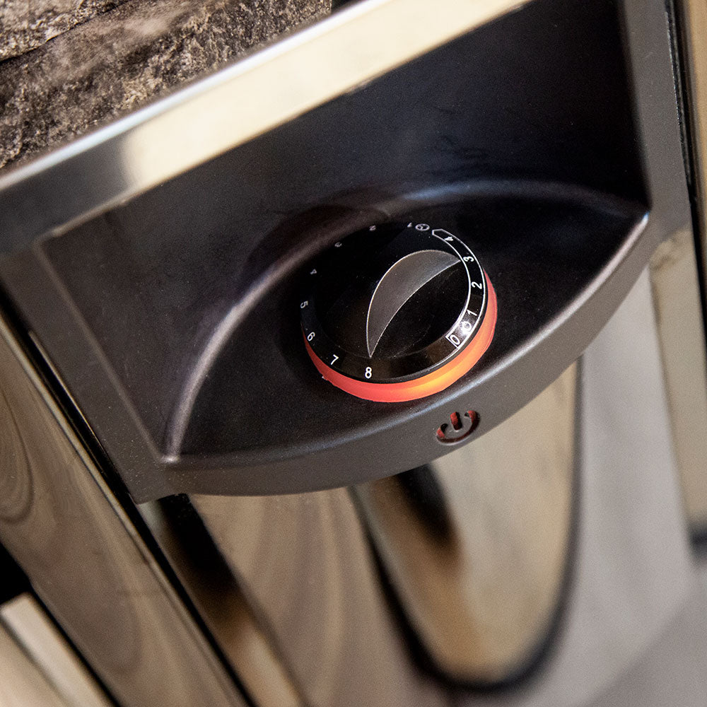 Harvia The Wall SW60 Sauna Heater | 6 kW, Black Steel, 141–282 ft³