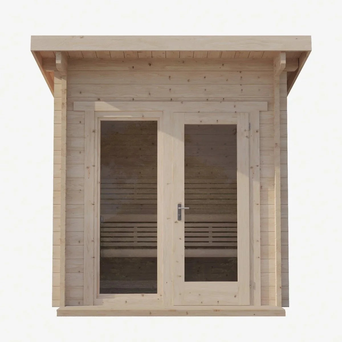 SaunaLife G4 Outdoor Sauna | 6 Person Garden Series Kit
