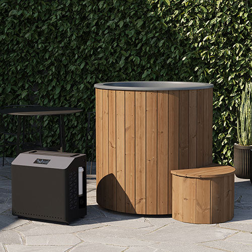 SaunaLife S1N Cold/Hot Plunge Tub | 124 Gallon Spa