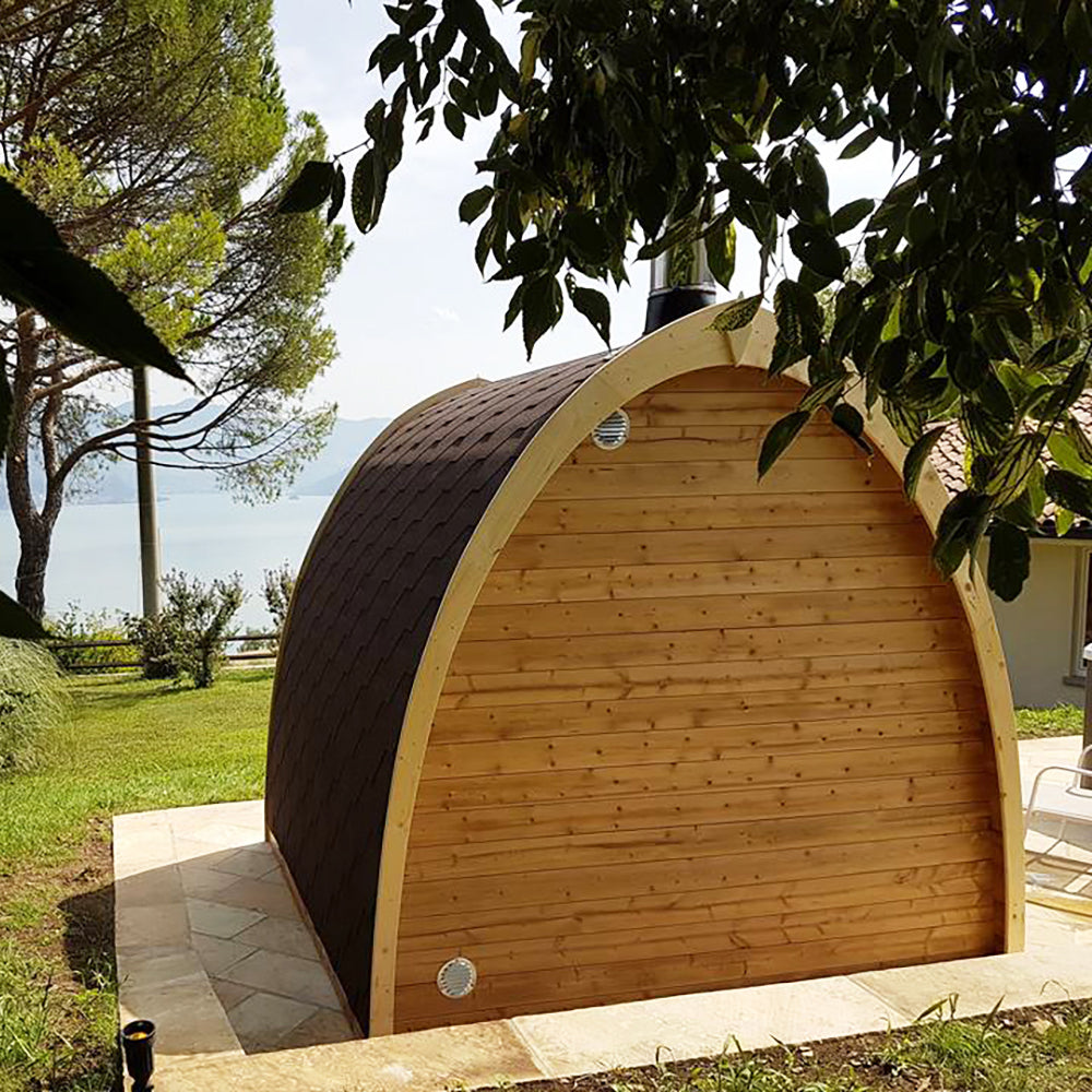 SaunaLife G3 Outdoor Sauna | 4 Person Garden Series Kit
