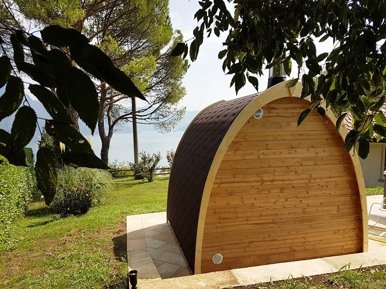 SaunaLife G3 Outdoor Sauna | 4 Person Garden Series Kit