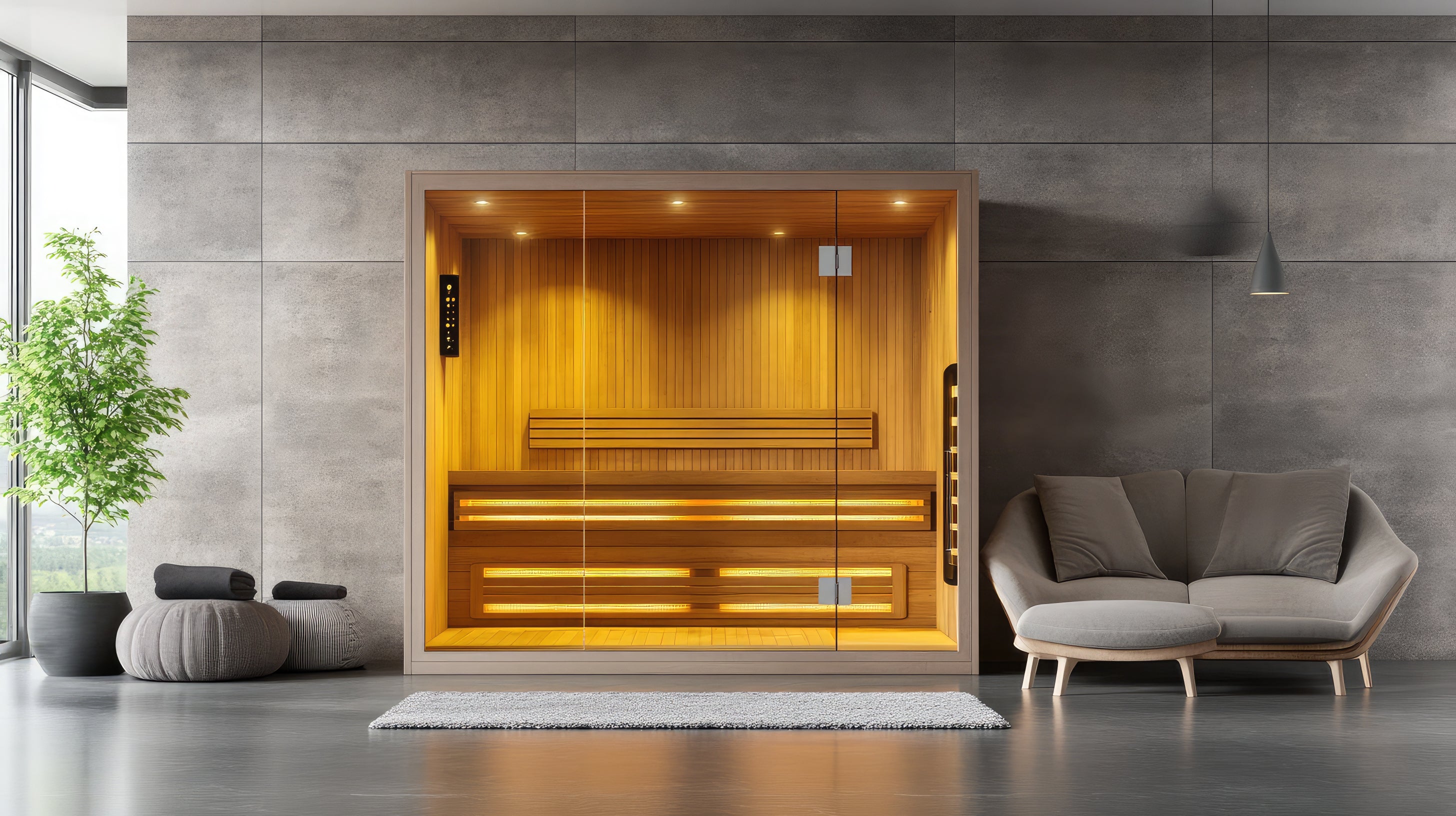 Sauna Sanctum 4-Person Full-Spectrum Infrared SaunaSauna