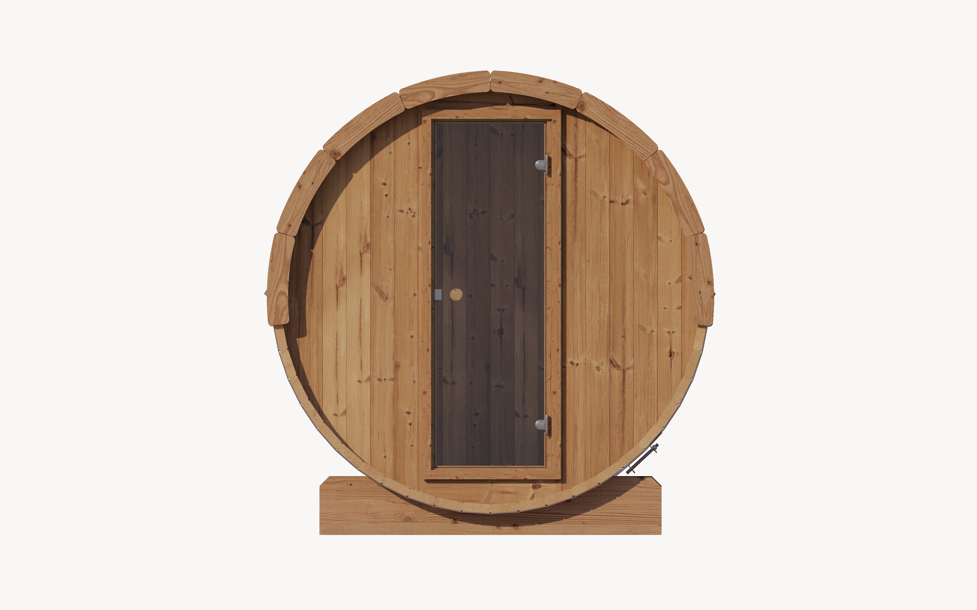 SaunaLife E6 Barrel Sauna | 3 Person Outdoor ERGO Series