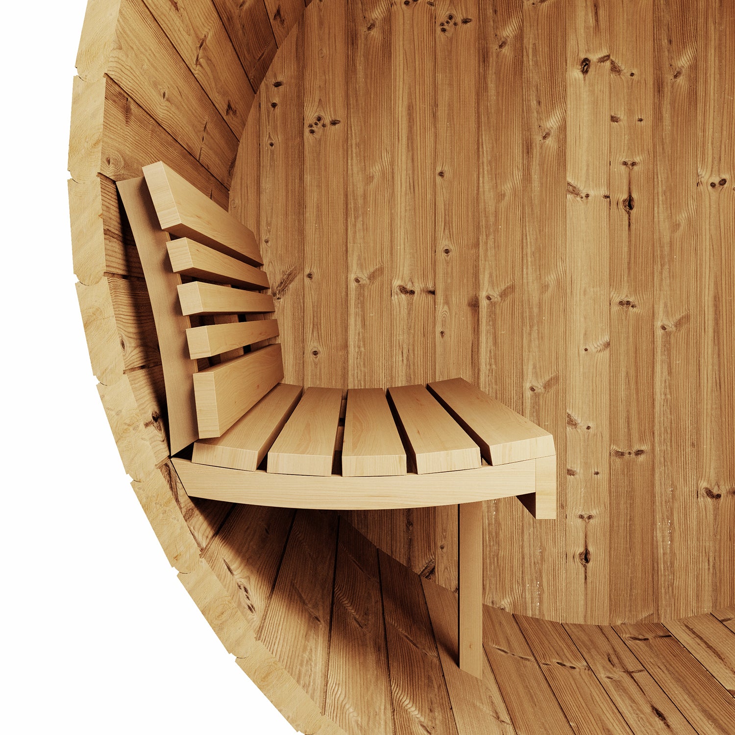 SaunaLife E6 Barrel Sauna | 3 Person Outdoor ERGO Series