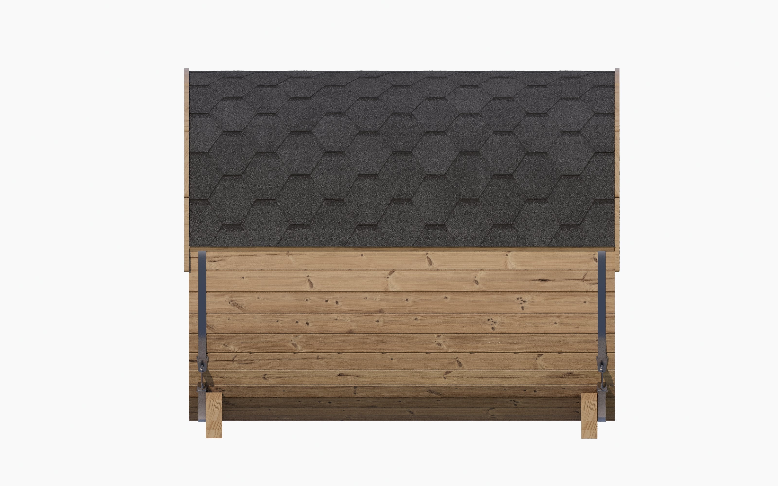 SaunaLife E8W Barrel Sauna | 6 Person Outdoor Glass Front