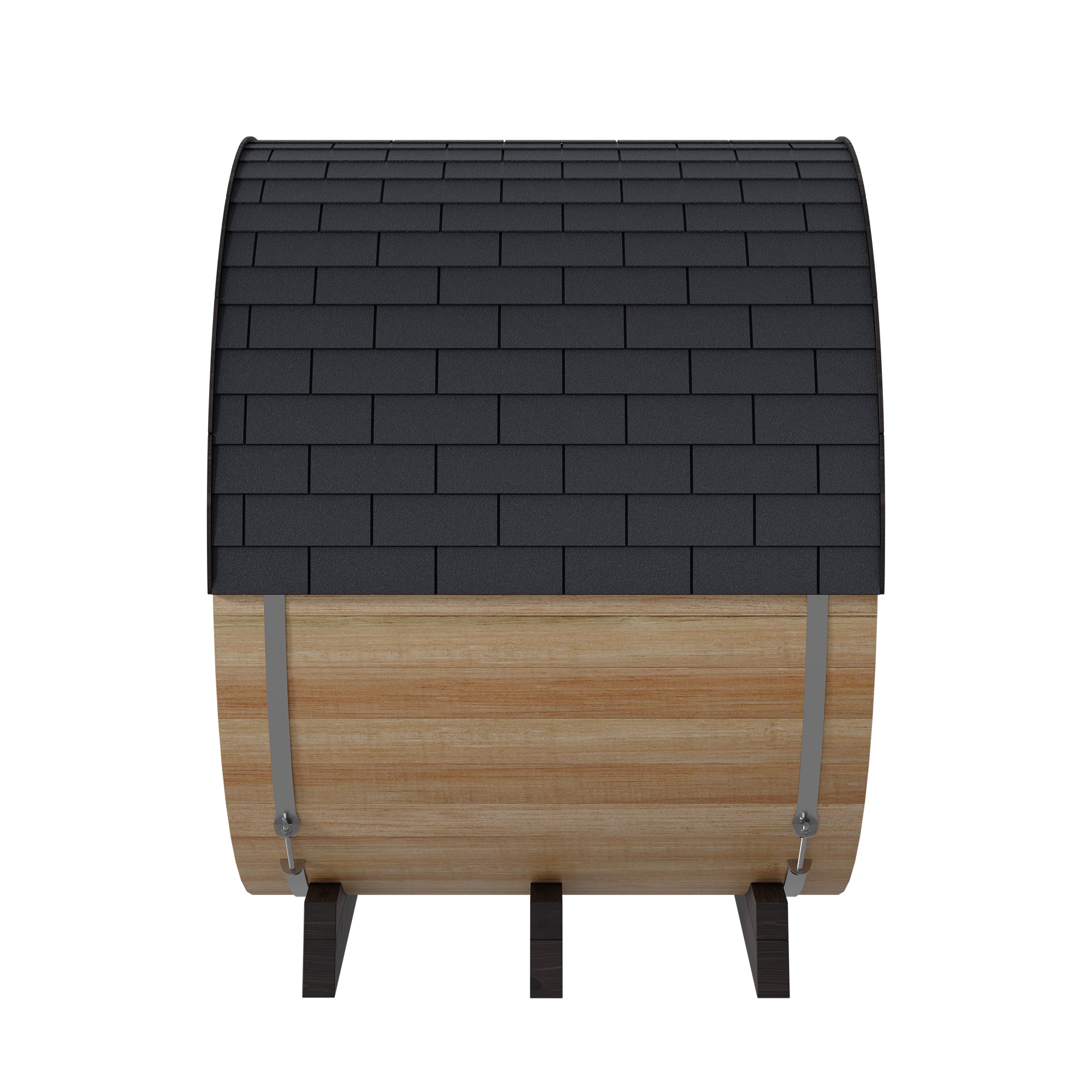 Finnmark FD-7 Outdoor Barrel Sauna | 4 Person Hybrid Thermo-Aspen