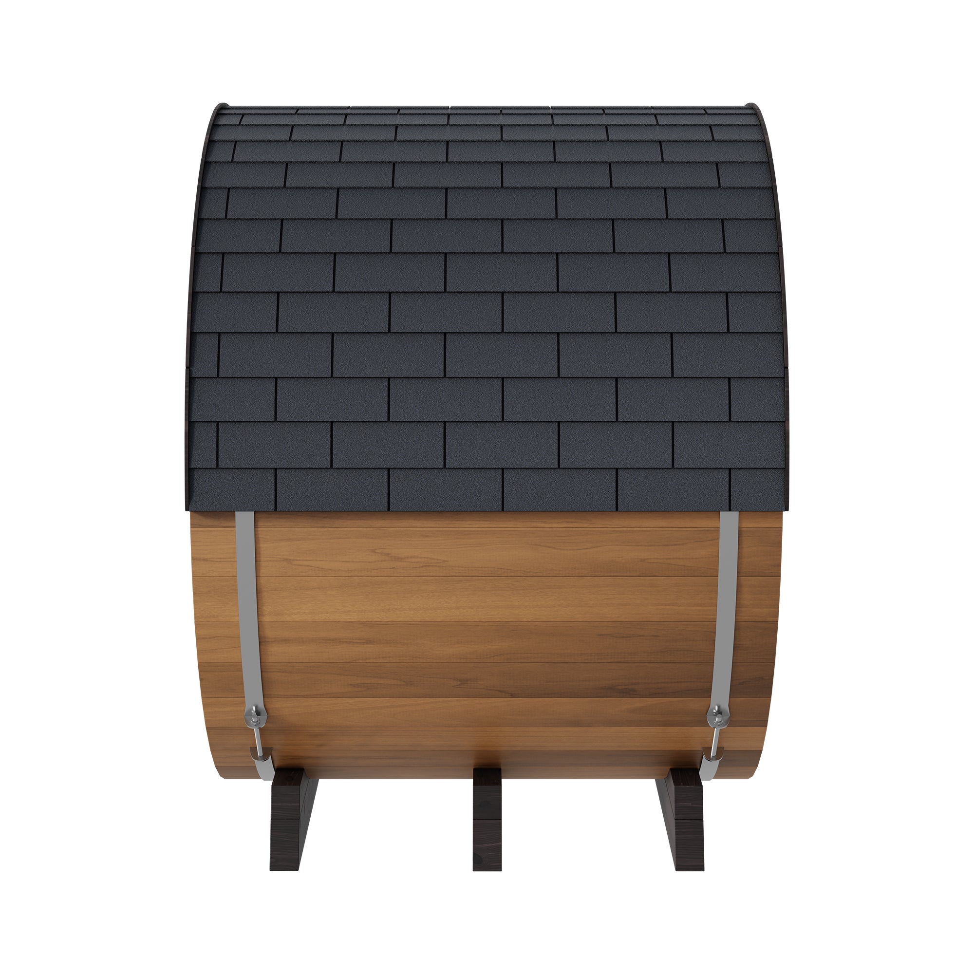 Finnmark FD-6 Outdoor Cedar Barrel Sauna | 4 Person Hybrid Near & Far