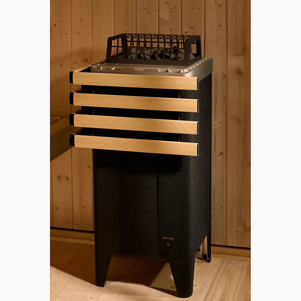 Kohler C1 2-Person Indoor Sauna – Graphite Black, With Floor