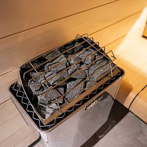 Harvia KIP45B Sauna Heater | 4.5 kW Built-In Controls for 100–210 ft³
