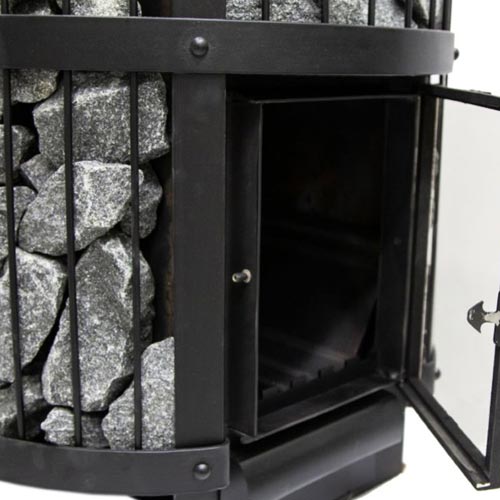 Harvia GreenFlame 240 Wood Sauna Stove | 15.9 kW Clean-Burn Heater