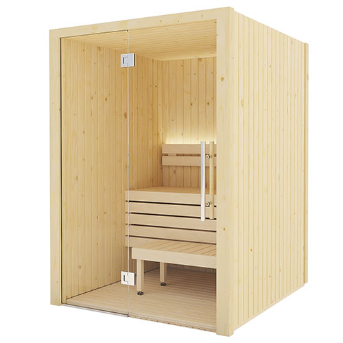 SaunaLife X2 Indoor Sauna | 1–2 Person Nordic Spruce