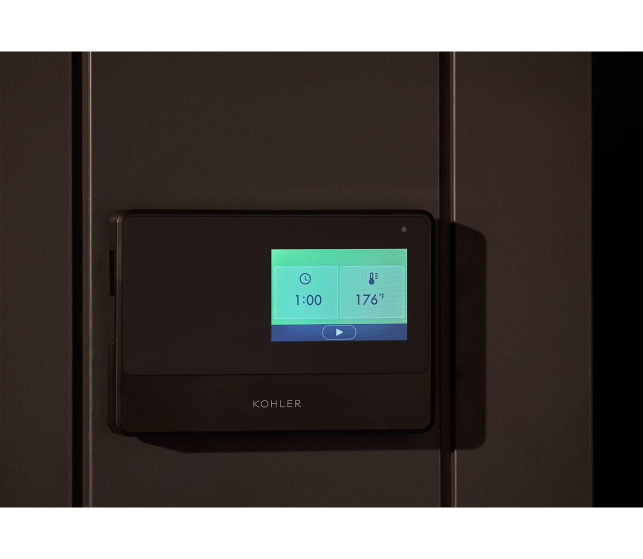 Kohler C1 5-Person Indoor Sauna – Graphite Black, No Floor