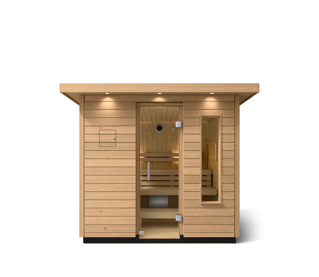 Kohler C2 Outdoor Sauna in Douglas Fir – Up to 5 Person Scandinavian