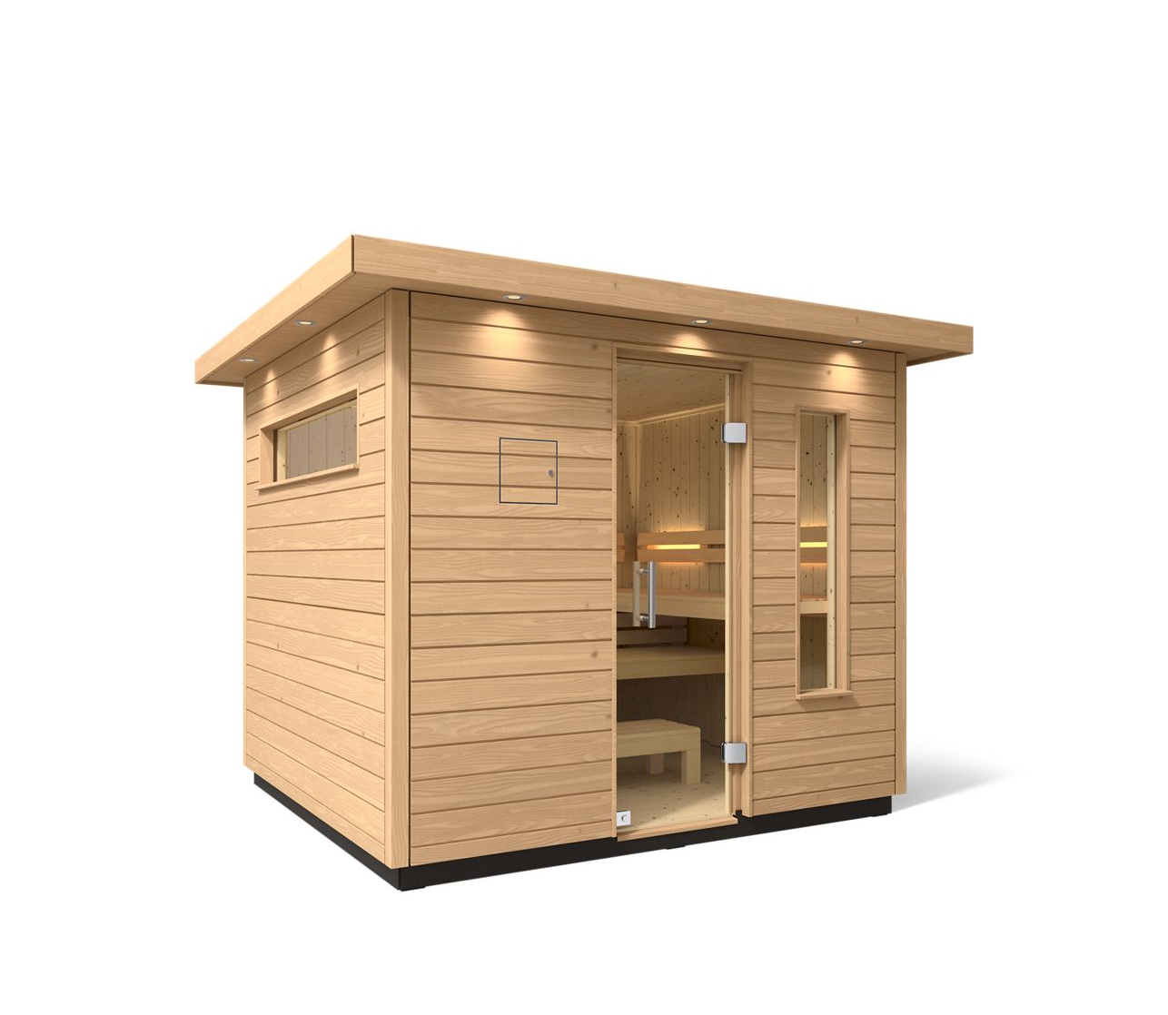 Kohler C2 Outdoor Sauna in Douglas Fir – Up to 6 Person Scandinavian