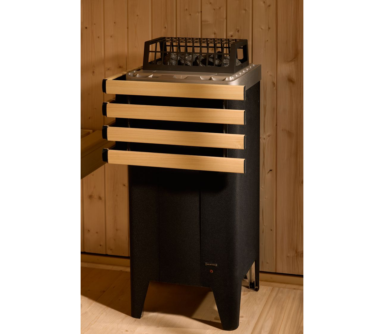 Kohler C1 5-Person Indoor Sauna – Graphite Black, No Floor