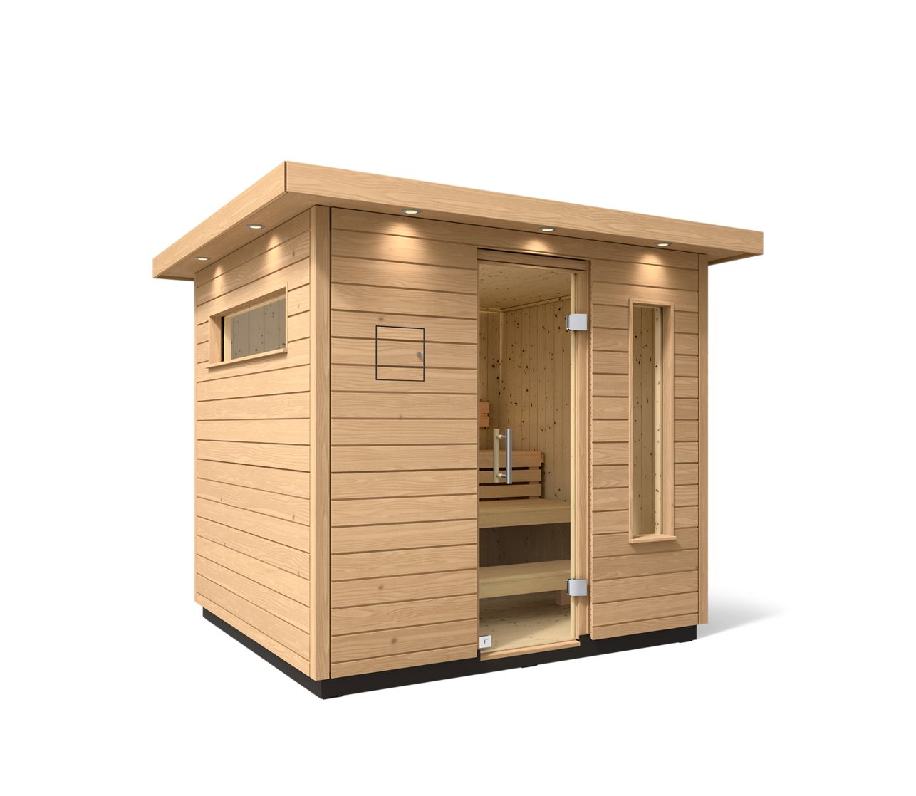 Kohler C2 Outdoor Sauna in Douglas Fir – Up to 5 Person Scandinavian