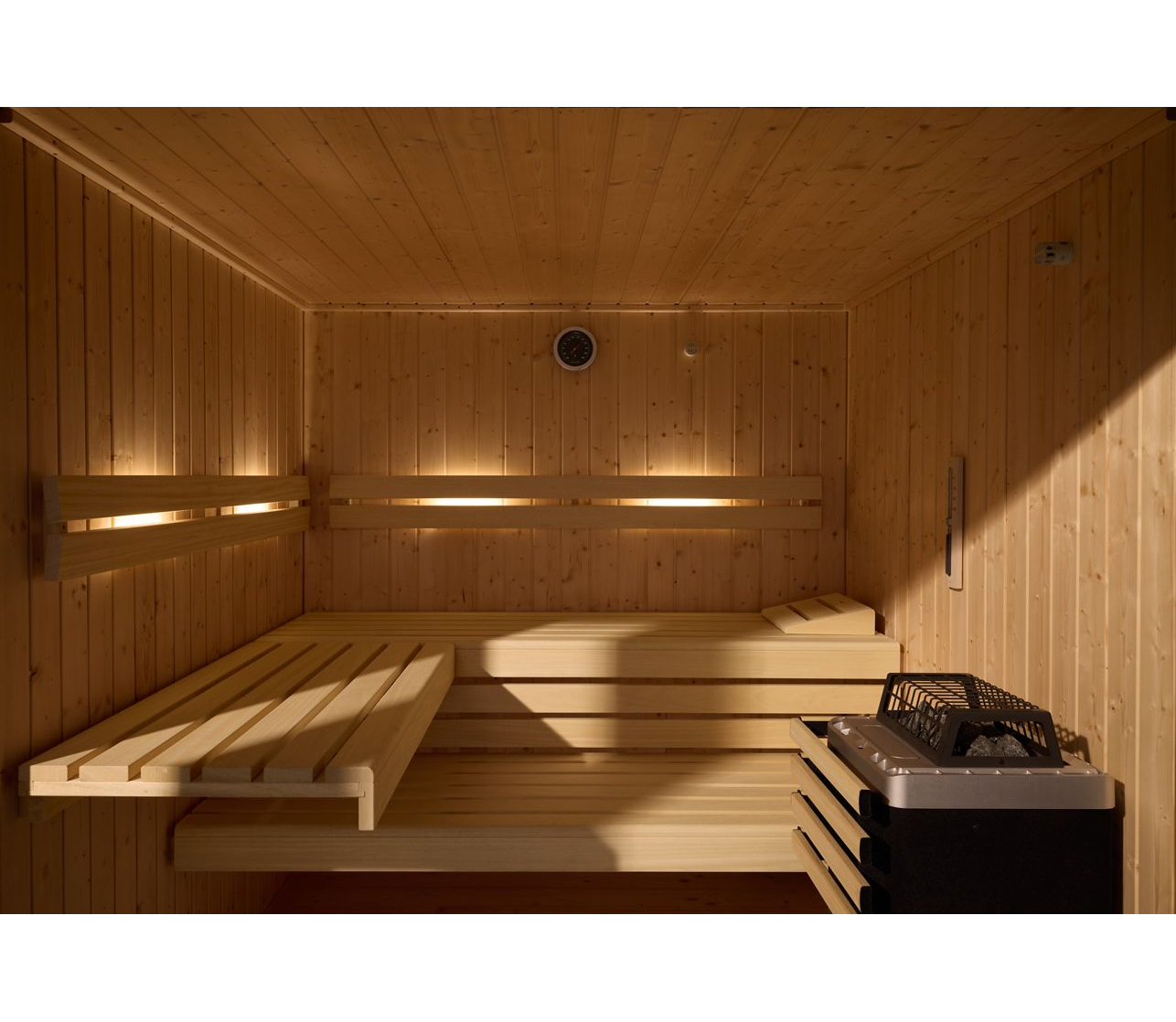 Kohler C1 5-Person Indoor Sauna – Graphite Black, No Floor