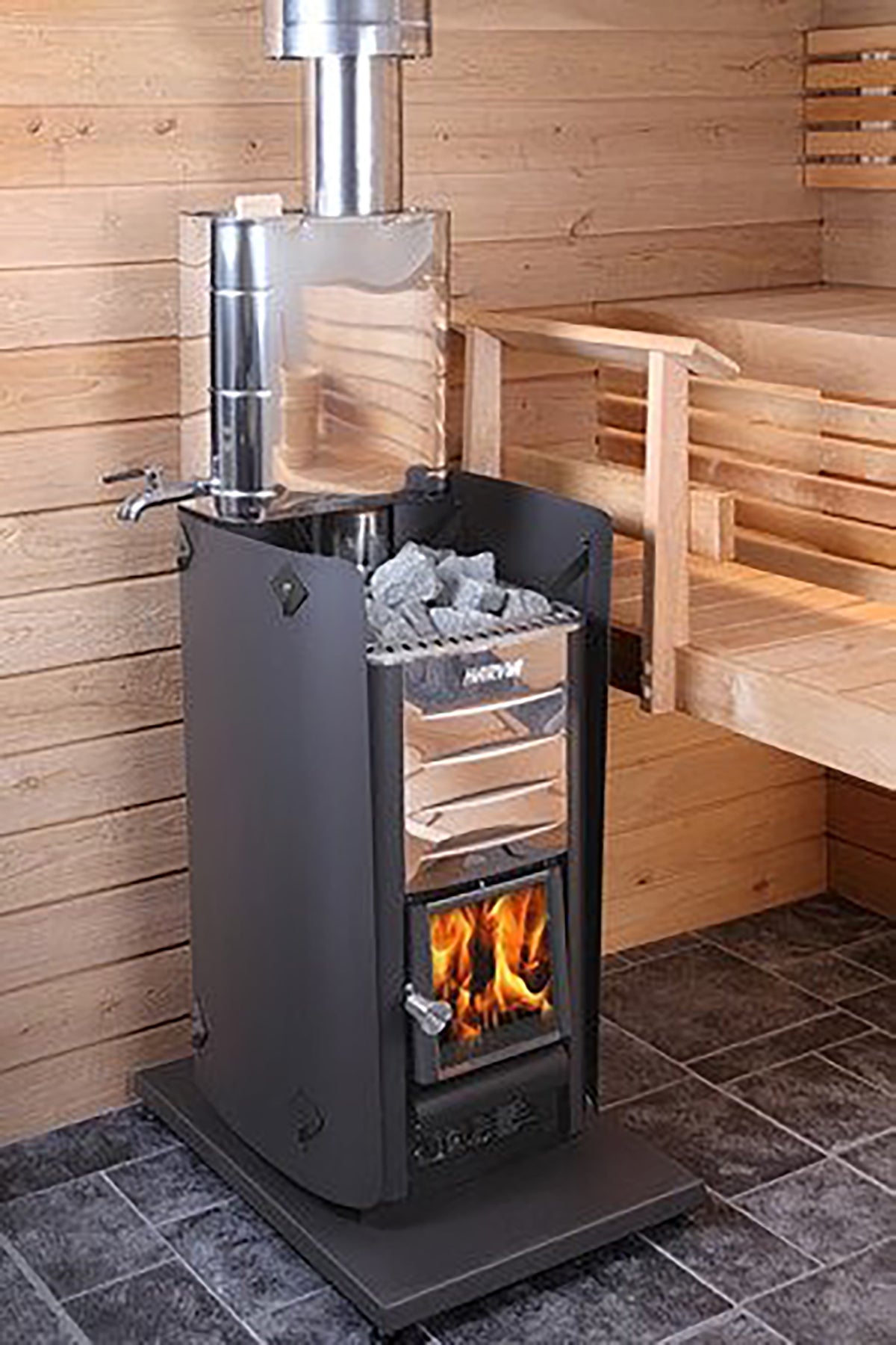 Harvia Pro 20 Wood Sauna Stove | 24 kW for 283–706 ft³ Rooms