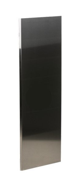 Rectangular black object on a white background