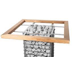 HUUM Rail C Wood & Steel Safety Rail for CLIFF Sauna Heaters