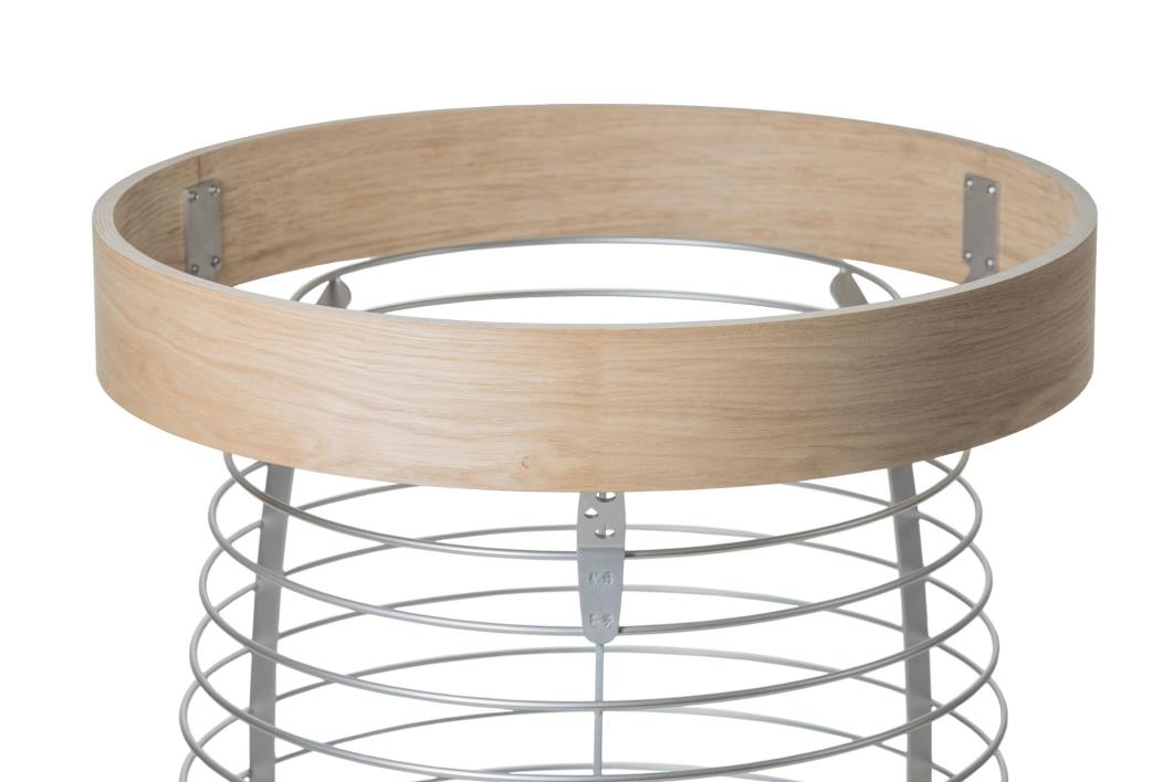 HUUM Rail HM Wood & Stainless Steel Safety Rail for HIVE Mini Sauna Heaters