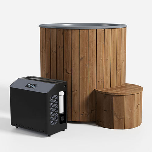 SaunaLife S1N Cold/Hot Plunge Tub | 124 Gallon Spa