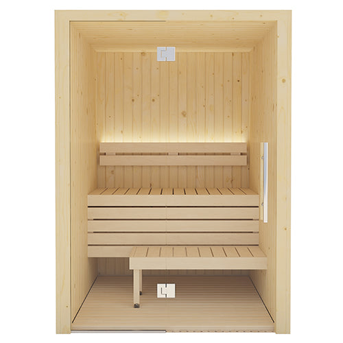 SaunaLife X2 Indoor Sauna | 1–2 Person Nordic Spruce