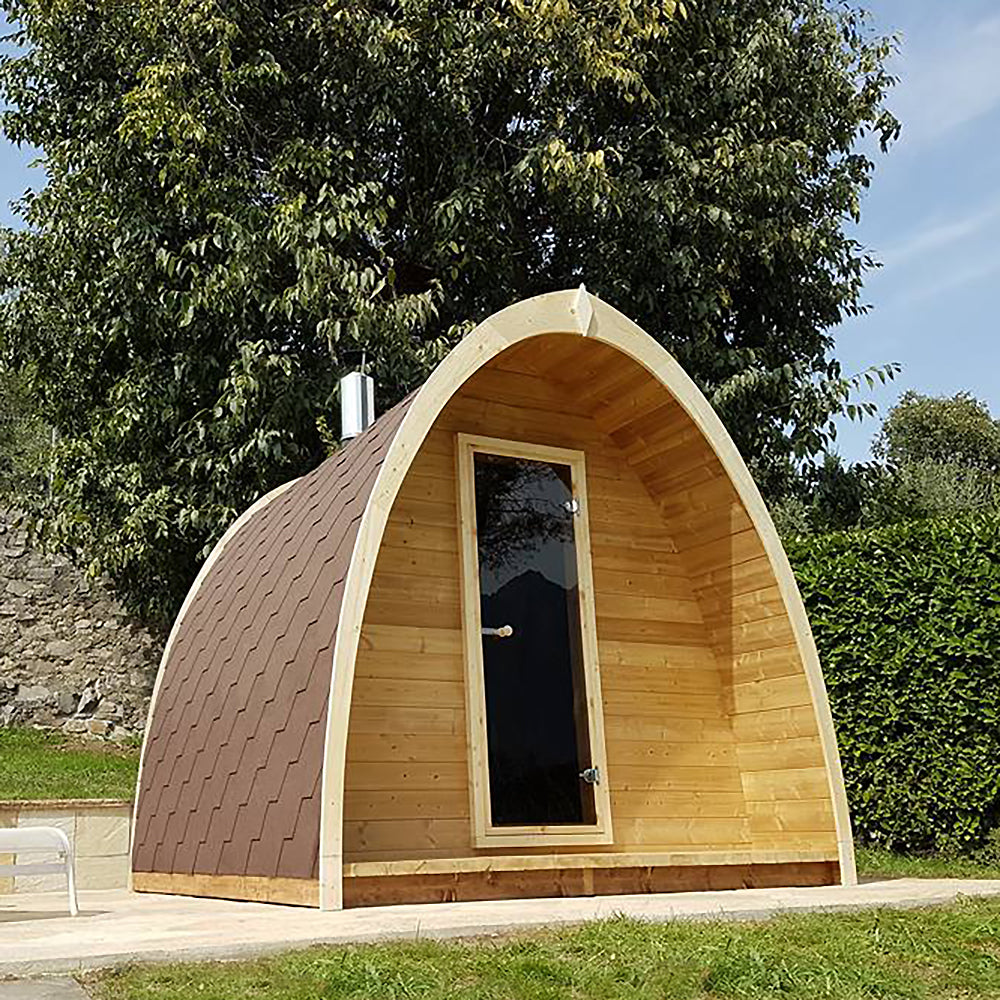 SaunaLife G3 Outdoor Sauna | 4 Person Garden Series Kit